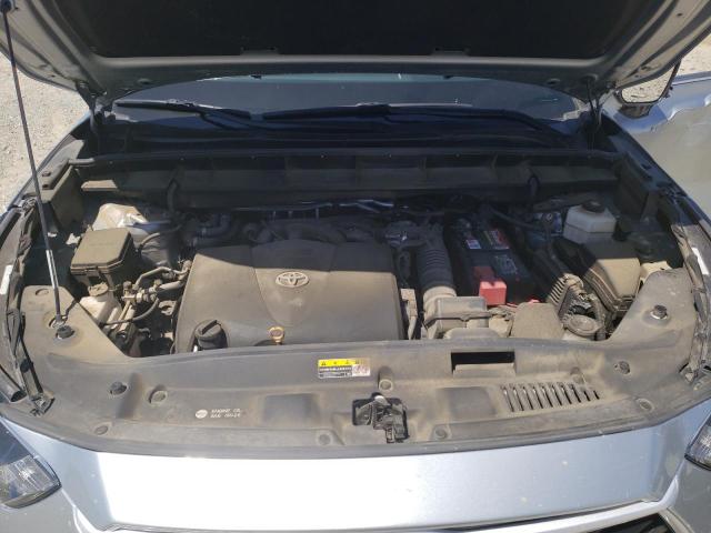 5TDHZRAH3MS041033 - 2021 TOYOTA HIGHLANDER XLE Gümüş foto 12