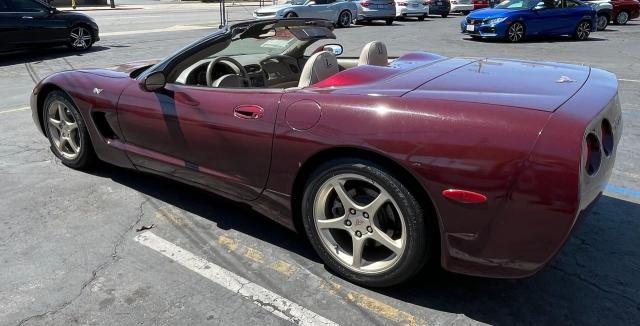 1G1YY32G735122037 - 2003 CHEVROLET CORVETTE BURGUNDY photo 3