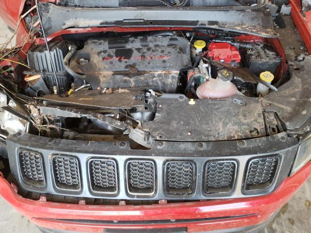 3C4NJCBB3KT623721 - 2019 JEEP COMPASS LATITUDE RED photo 12