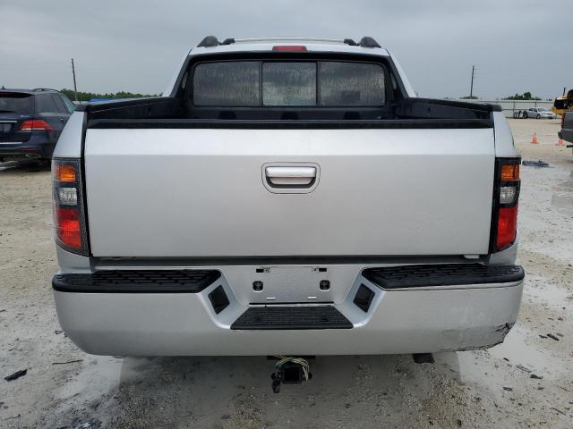 2HJYK16598H523011 - 2008 HONDA RIDGELINE RTL SILVER photo 6