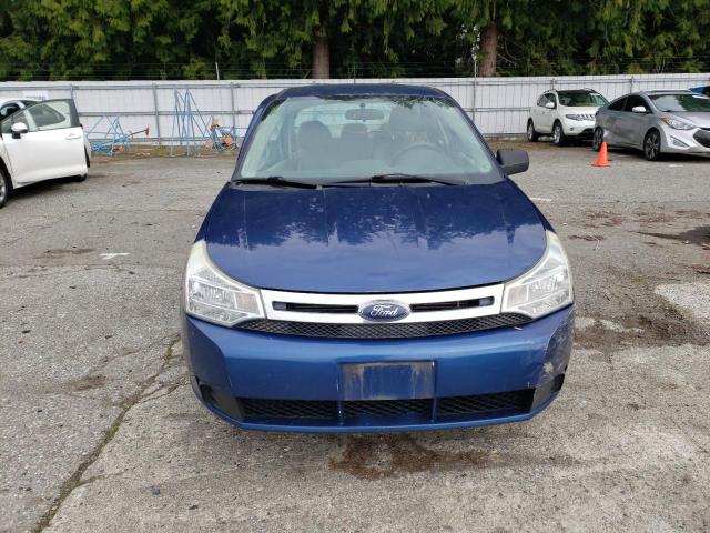 1FAHP34N89W264847 - 2009 FORD FOCUS S BLUE photo 5