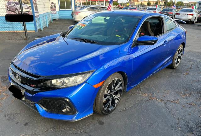 2HGFC3A55HH755201 - 2017 HONDA CIVIC SI BLUE photo 2