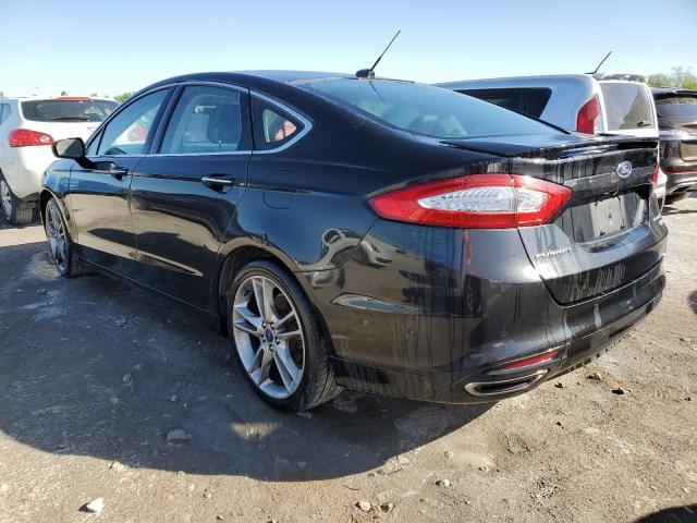 3FA6P0K95ER205604 - 2014 FORD FUSION TITANIUM BLACK photo 2