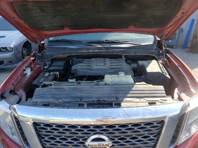 1N6AA1C48JN504142 - 2018 NISSAN TITAN XD SV BURGUNDY photo 11