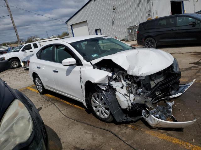 3N1AB7AP0KY442095 - 2019 NISSAN SENTRA S WHITE photo 4