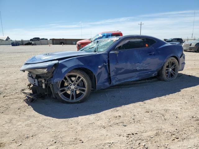 1G1FH1R7XK0128752 - 2019 CHEVROLET CAMARO SS BLUE photo 1