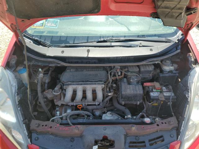 JHMGE8G38DC083436 - 2013 HONDA FIT RED photo 11