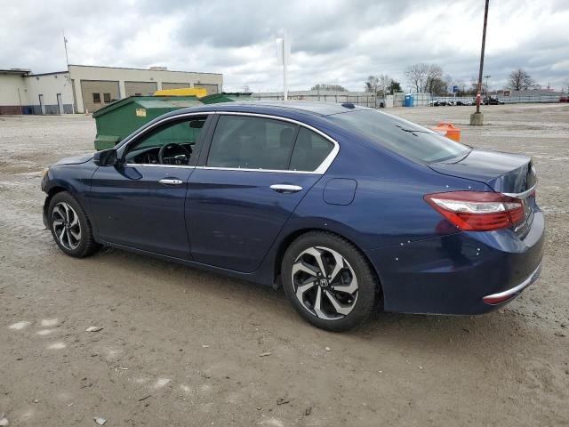 1HGCR2F70HA055591 - 2017 HONDA ACCORD EX BLUE photo 2