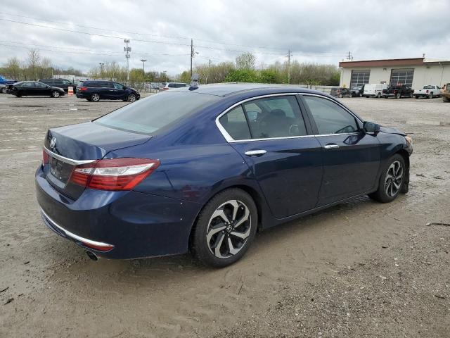 1HGCR2F70HA055591 - 2017 HONDA ACCORD EX BLUE photo 3