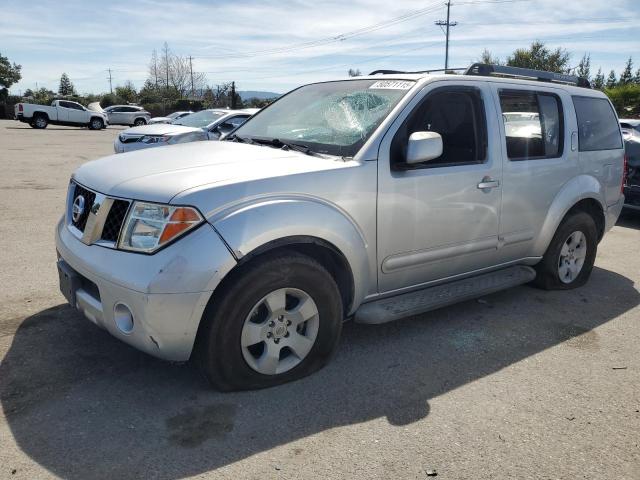 5N1AR18U56C619235 - 2006 NISSAN PATHFINDER LE SILVER photo 1