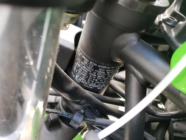 ML5EXER14PDA81658 - 2023 KAWASAKI EX650 R Зеленый фото 10