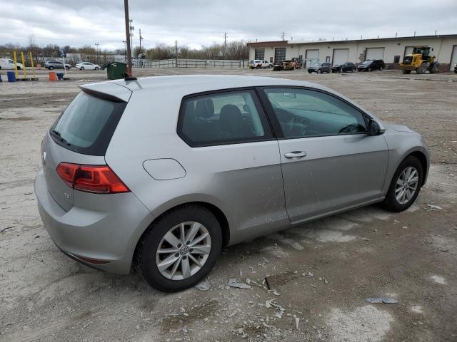3VW917AU3FM036508 - 2015 VOLKSWAGEN GOLF SILVER photo 3