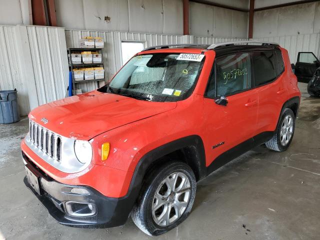 ZACCJBDT8FPC30737 - 2015 JEEP RENEGADE LIMITED RED photo 1