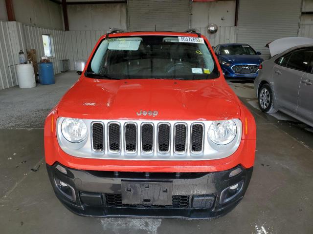 ZACCJBDT8FPC30737 - 2015 JEEP RENEGADE LIMITED RED photo 5