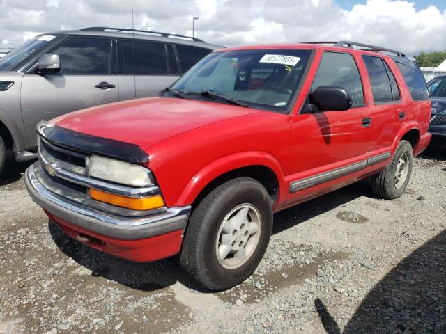 1GNDT13W7Y2293191 - 2000 CHEVROLET BLAZER RED photo 1