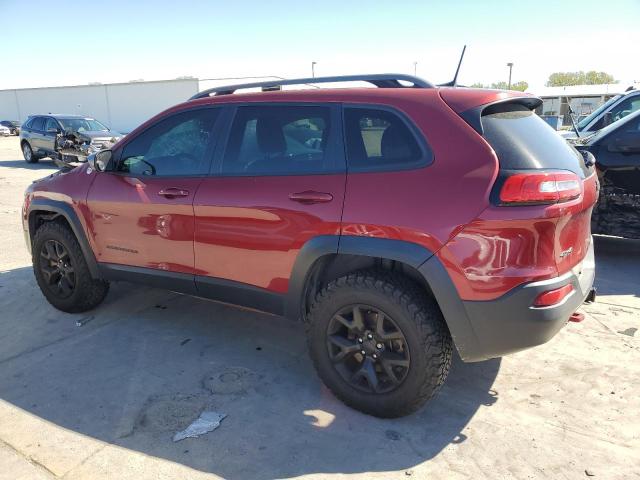 1C4PJMBS0GW306317 - 2016 JEEP CHEROKEE TRAILHAWK RED photo 2