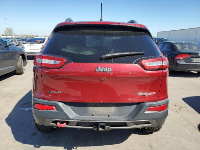 1C4PJMBS0GW306317 - 2016 JEEP CHEROKEE TRAILHAWK RED photo 6