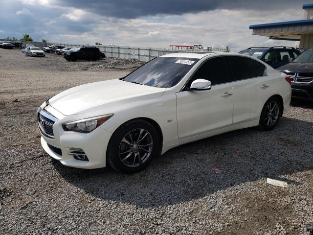 JN1EV7AP6HM742910 - 2017 INFINITI Q50 PREMIUM WHITE photo 1