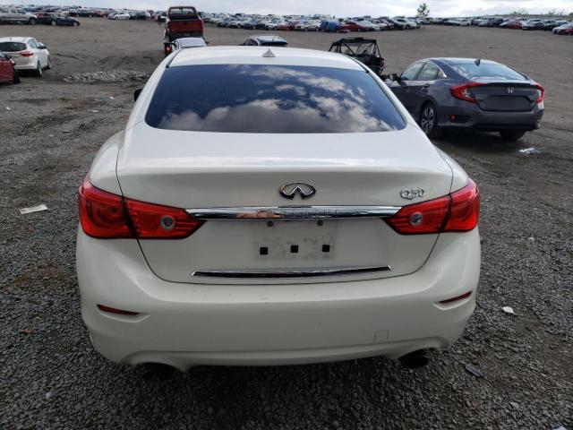 JN1EV7AP6HM742910 - 2017 INFINITI Q50 PREMIUM WHITE photo 6