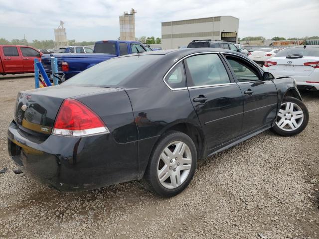 2G1WG5E39D1221637 - 2013 CHEVROLET IMPALA LT BLACK photo 3