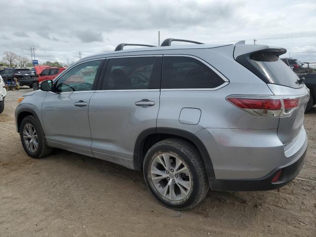 5TDKKRFH6ES029270 - 2014 TOYOTA HIGHLANDER XLE 银色 照片 2
