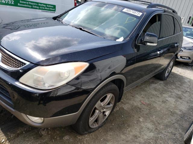 KM8NU4CC0AU135623 - 2010 HYUNDAI VERACRUZ GLS BLACK photo 1