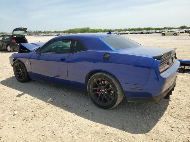 2C3CDZFJ0NH137064 - 2022 DODGE CHALLENGER R/T SCAT PACK BLUE photo 2