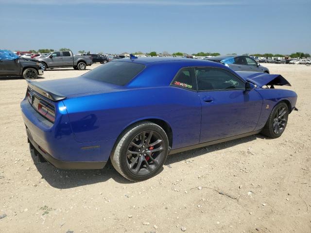 2C3CDZFJ0NH137064 - 2022 DODGE CHALLENGER R/T SCAT PACK BLUE photo 3