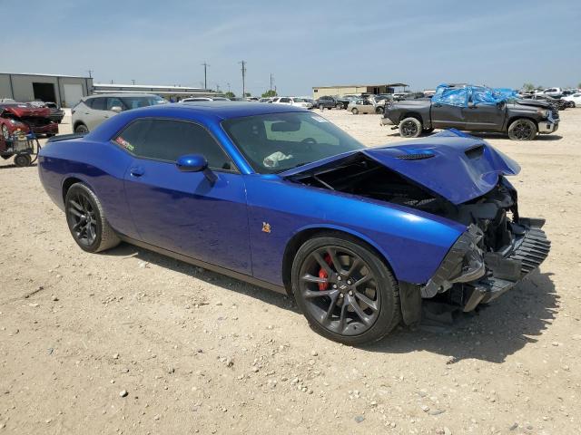 2C3CDZFJ0NH137064 - 2022 DODGE CHALLENGER R/T SCAT PACK BLUE photo 4