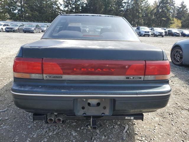 JF1BC6338PH607497 - 1993 SUBARU LEGACY L BLACK photo 6