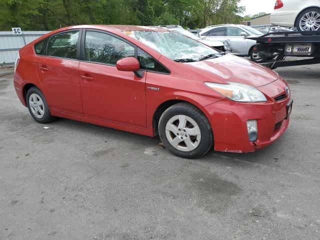 JTDKN3DU1A5212788 - 2010 TOYOTA PRIUS III RED photo 4