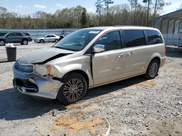 2C4RC1CG8DR646637 - 2013 CHRYSLER TOWN & COU TOURING L BEIGE photo 1