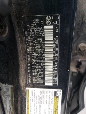 2T1KR32E85C411572 - 2005 TOYOTA COROLLA MA XR BLACK photo 12