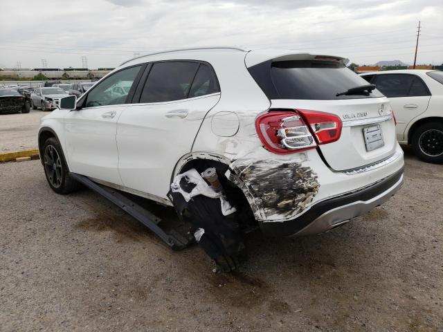 WDCTG4GBXLU023378 - 2020 MERCEDES-BENZ GLA 250 4MATIC WHITE photo 2