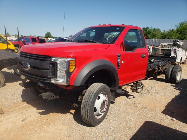 1FDUF4GY0HEB35041 - 2017 FORD F450 SUPER DUTY RED photo 1