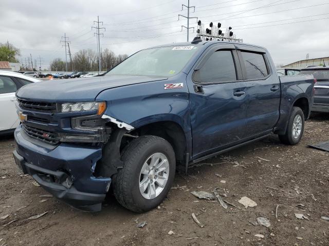 1GCUYDEDXKZ127155 - 2019 CHEVROLET SILVERADO K1500 LT BLUE photo 1