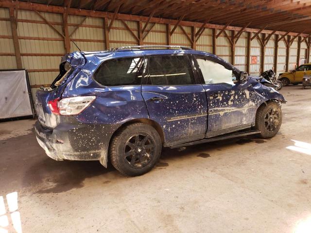 5N1DR2MM1HC663941 - 2017 NISSAN PATHFINDER S BLUE photo 3