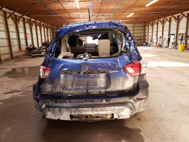 5N1DR2MM1HC663941 - 2017 NISSAN PATHFINDER S BLUE photo 6