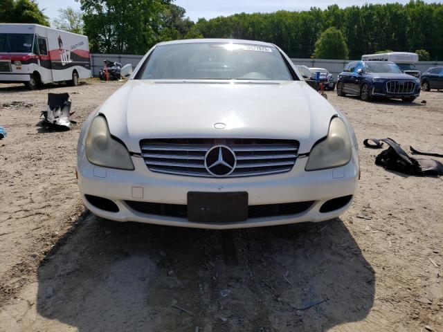 WDDDJ75X76A037553 - 2006 MERCEDES-BENZ CLS 500C WHITE photo 5