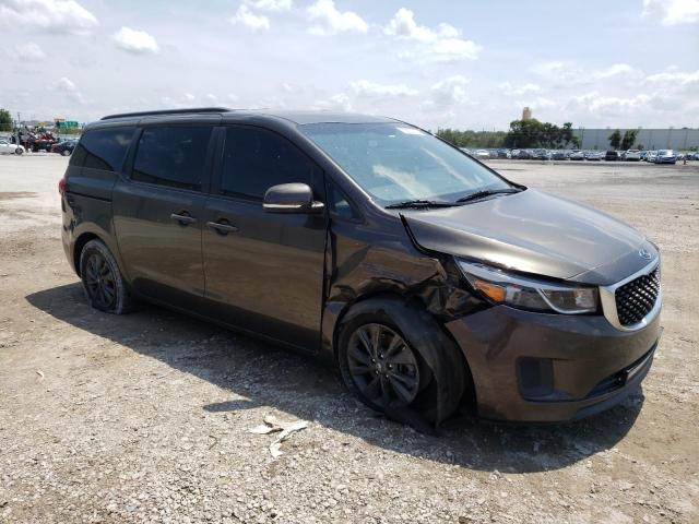 KNDMB5C17G6125842 - 2016 KIA SEDONA LX BROWN photo 4