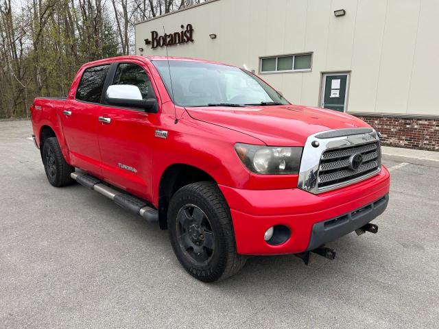 5TBDV58147S465927 - 2007 TOYOTA TUNDRA CREWMAX LIMITED RED photo 1