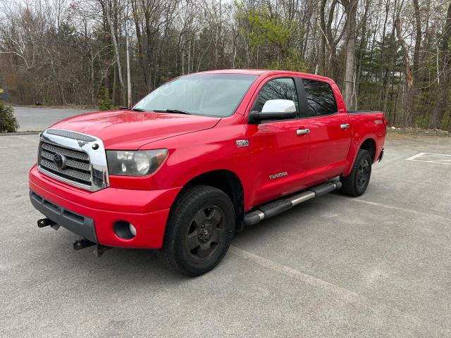 5TBDV58147S465927 - 2007 TOYOTA TUNDRA CREWMAX LIMITED RED photo 2