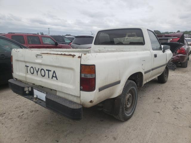 JT4RN81A7M0081065 - 1991 TOYOTA PICKUP 1/2 TON SHORT WHEELBASE WHITE photo 4