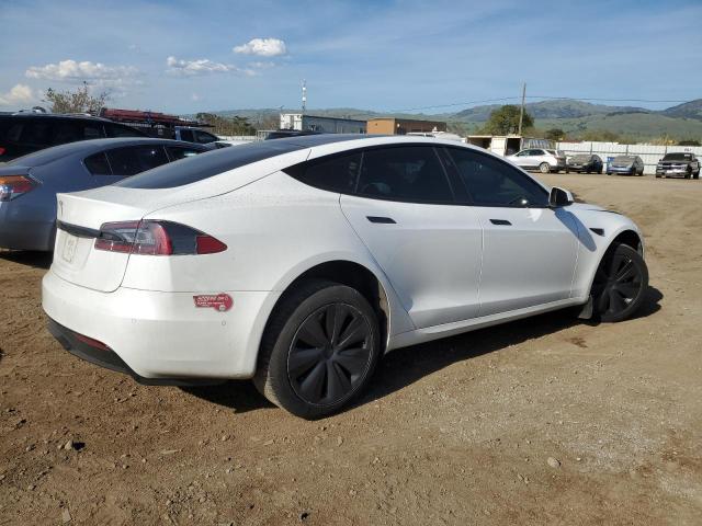 5YJSA1E56NF470705 - 2022 TESLA MODEL S თეთრი ფოტო 3