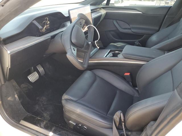 5YJSA1E56NF470705 - 2022 TESLA MODEL S თეთრი ფოტო 7