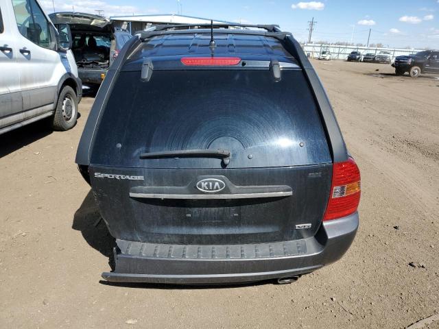 KNDJF723787520220 - 2008 KIA SPORTAGE EX BLACK photo 6