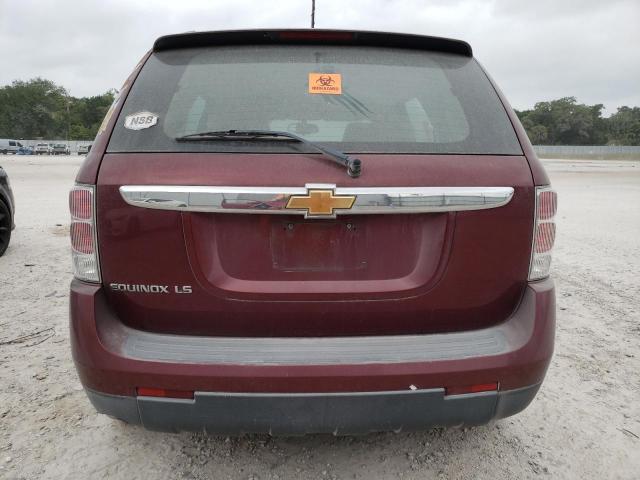 2CNDL13F996213334 - 2009 CHEVROLET EQUINOX LS BURGUNDY photo 6