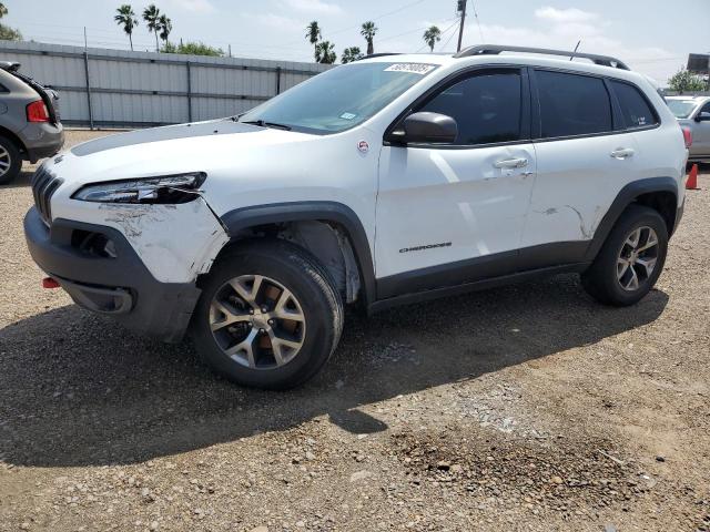 1C4PJMBS9EW140344 - 2014 JEEP CHEROKEE TRAILHAWK WHITE photo 1