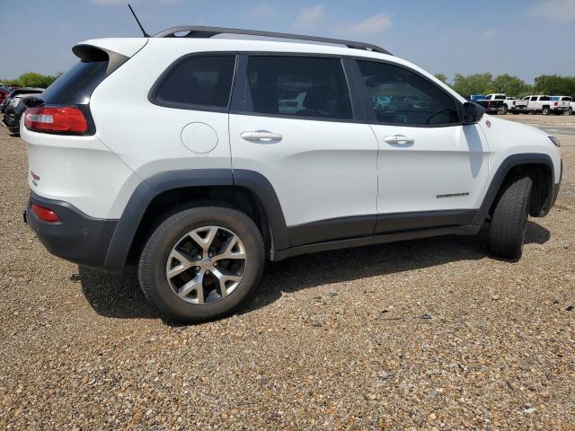 1C4PJMBS9EW140344 - 2014 JEEP CHEROKEE TRAILHAWK WHITE photo 3