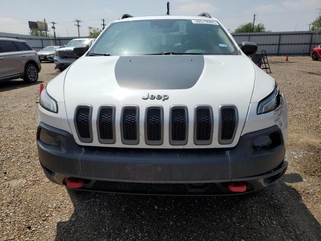 1C4PJMBS9EW140344 - 2014 JEEP CHEROKEE TRAILHAWK WHITE photo 5